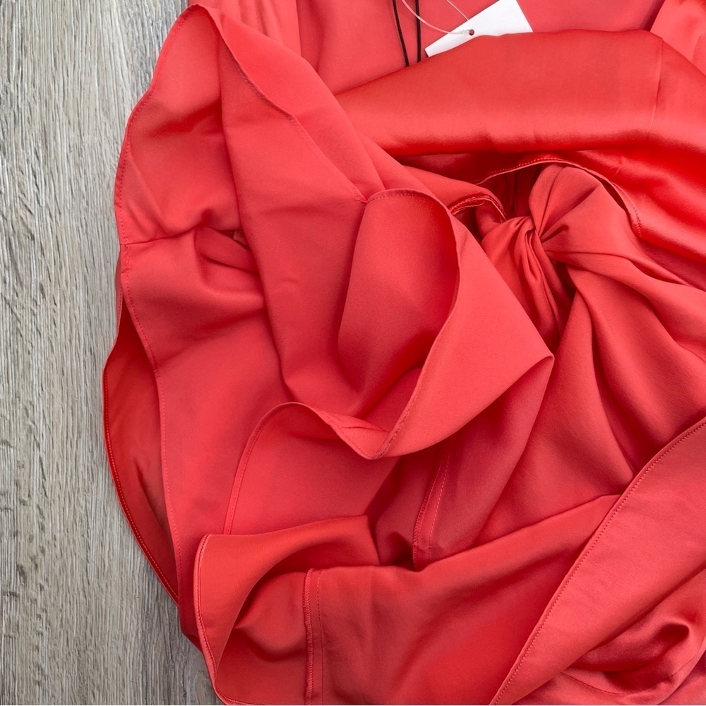 Cinq A Sept Stace One Shoulder Silk Blouse - Picture 8 of 12